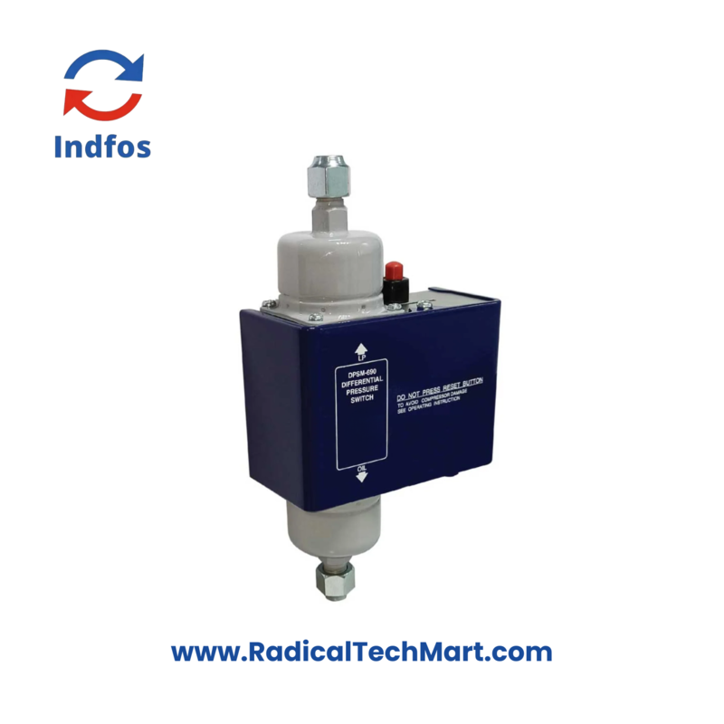 Indfos DPSM-690 A4 Industrial Pressure Switch with Adjustable Range
