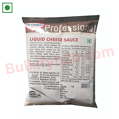 DR OETKER LIQUID CHEESE SAUCE 1KG