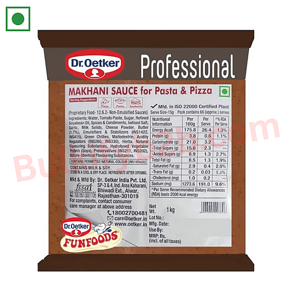 DR OETKER Makhani Sauce 1. Kg