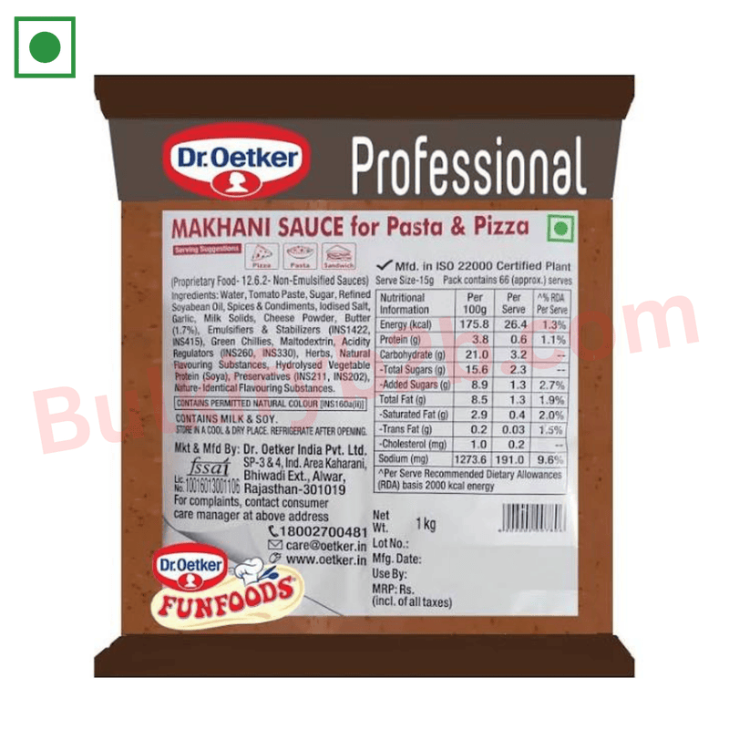 DR OETKER Makhani Sauce 1. Kg