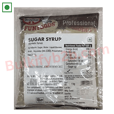 DR OETKER SUGAR SYRUP 1KG