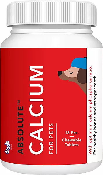 Drools Absolute Calcium Dog Supplement Tablet