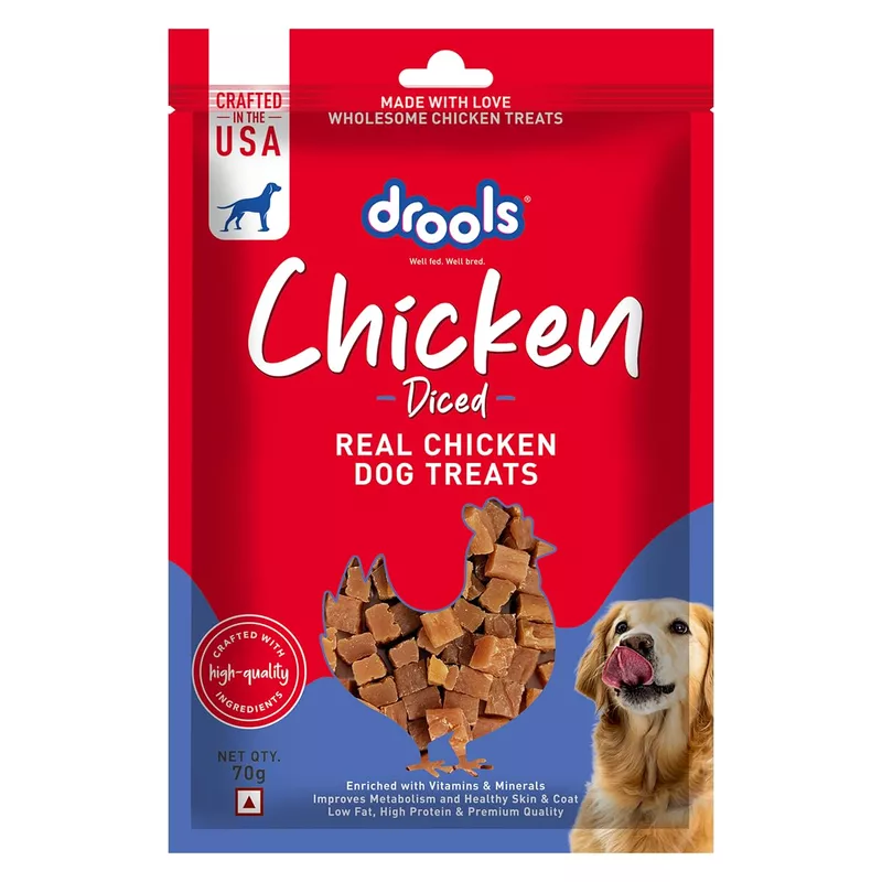Drools Real Chicken Diced Dog Treat
