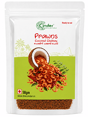 CINDER DRY PRAWN COCONUT CHUTNEY 50G