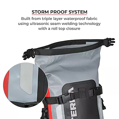 Viaterra Drybag 8L - 100% Waterproof Motorcycle Tailbag/Rear Rack Bag (Universal with Versatile Mounting) Viaterra Drybag 8L - 100% Waterproof Motorcycle Tailbag/Rear Rack Bag (Universal with Versatile Mounting)