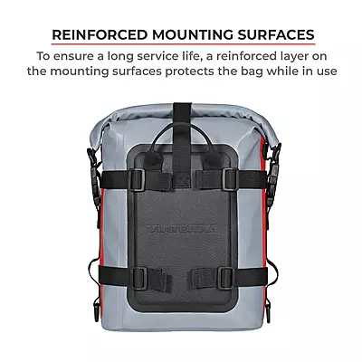 Viaterra Drybag 8L - 100% Waterproof Motorcycle Tailbag/Rear Rack Bag (Universal with Versatile Mounting) Viaterra Drybag 8L - 100% Waterproof Motorcycle Tailbag/Rear Rack Bag (Universal with Versatile Mounting)