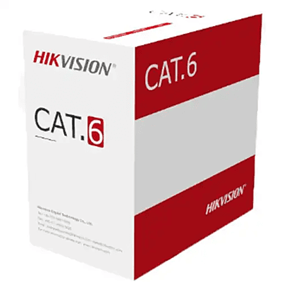 Hikvision Cat 6 Cable UTP 305Meter White CCA DS-1LN6U-W/CCA Hikvision Cat 6 Cable UTP 305Meter White CCA DS-1LN6U-W/CCA