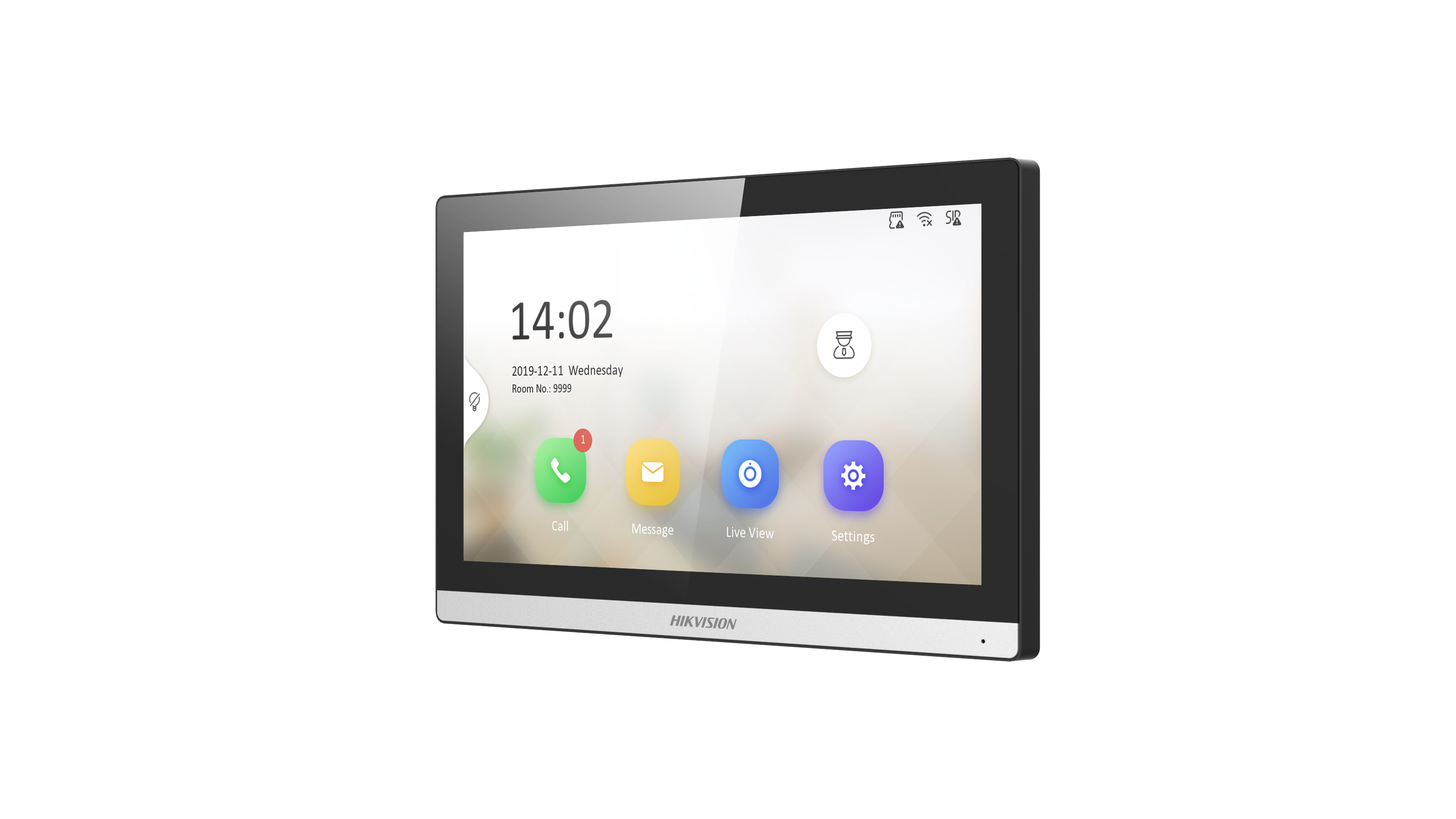 Hikvision IP VDP Indoor Station 7 inch Touch DS-KH6350-WTE1