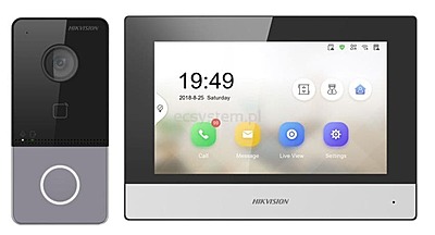 Hikvision IP VDP Kit 7 Inch Touch DS-KIS603-P(B)