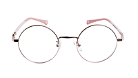 Soigné Kids Small Round Spectacle Frame.Pink&Gold.(4-9)Y-Girl