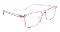 Soigné Female Rectangular Spectacle Frame.Light Purple-Large