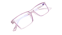 Soigné Female Rectangular Spectacle Frame.Light Purple-Large
