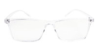 Soigné Unisex Rectangular Spectacle Frame.Transparent-Large