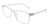 Soigné Unisex Rectangular Spectacle Frame.Transparent-Large