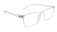 Soigné Unisex Rectangular Spectacle Frame.Transparent-Large