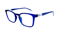 Soigné Kids&Teens Square Spectacle Frame-Blue.(6-13)Y-Unisex