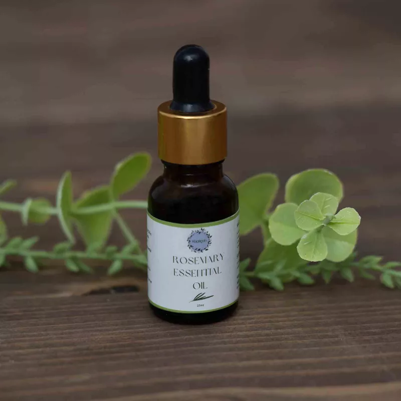 Rosemary Essential Oil | 100% Pure Steam-Distilled Oil for Hair & Skin Care