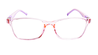 Soigné Kids&Teens Small Rectangular Spectacle Frame.Pink&Purple(7-14)Y-Girl