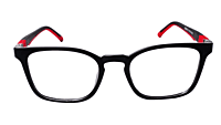 Soigné Kids&Teens Square Spectacle Frame-Black&Red.(6-13)Y-Unisex