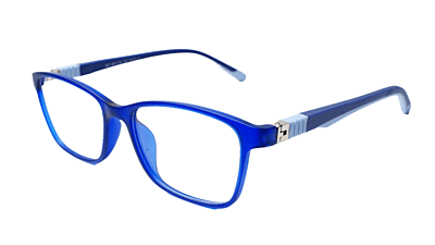 Soigné Kids Rectangular Spectacle Frame.Blue.(5-12)Y-Unisex