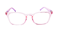 Soigné Kids Small Square Spectacle Frame.Pink&Purple(6-13)Y-Girl