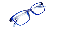 Soigné Kids Rectangular Spectacle Frame.Blue.(5-12)Y-Unisex