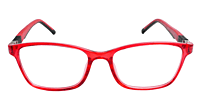 Soigné Kids Rectangular Spectacle Frame.Black&Red.(5-12)Y-Unisex