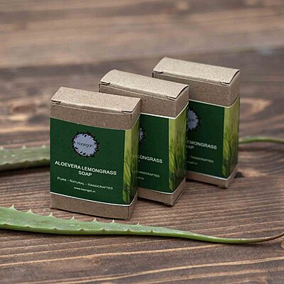 Aloevera Lemongrass Soap – Refreshing