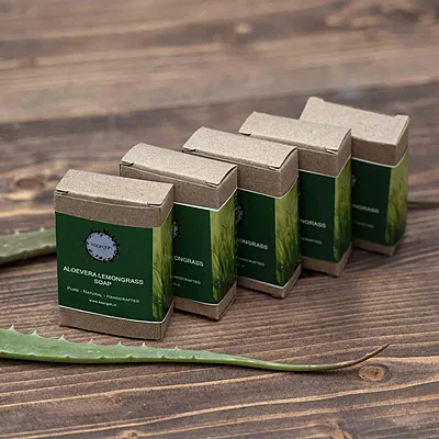 Aloevera Lemongrass Soap – Refreshing