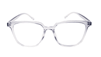 Soigné Unisex Oversized Square Spectacle Frame.Transparent&Blue Soigné Unisex Oversized Square Spectacle Frame.Transparent&Blue