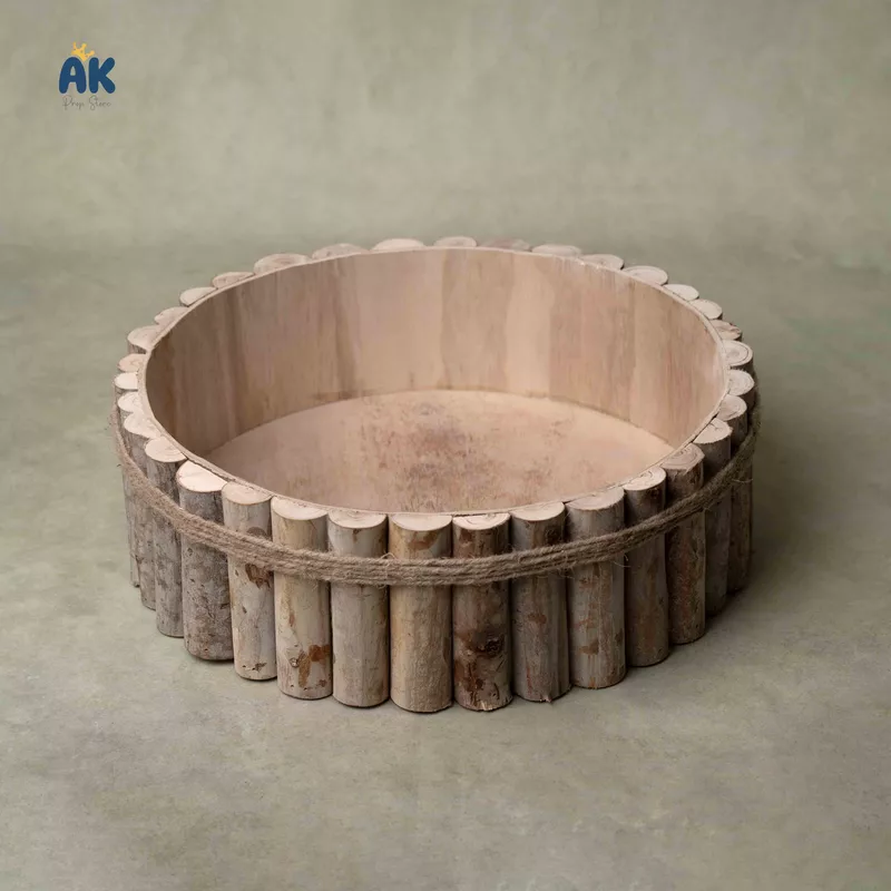 Rustic Log Bowl