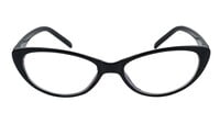 Baby Girl Cat Eye Spectacle Frame. Glossy Black Frame. Age-(3-8Years).