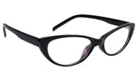 Baby Girl Cat Eye Spectacle Frame. Glossy Black Frame. Age-(3-8Years).