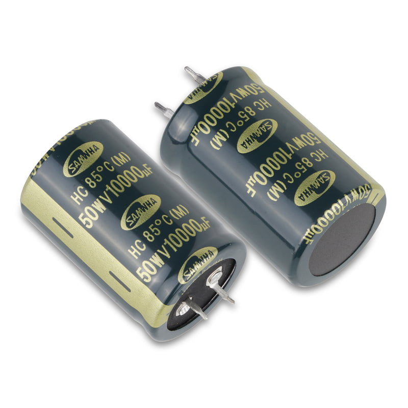 SAMWHA 10000/50V capacitor 2PCS (100% original made in korea)