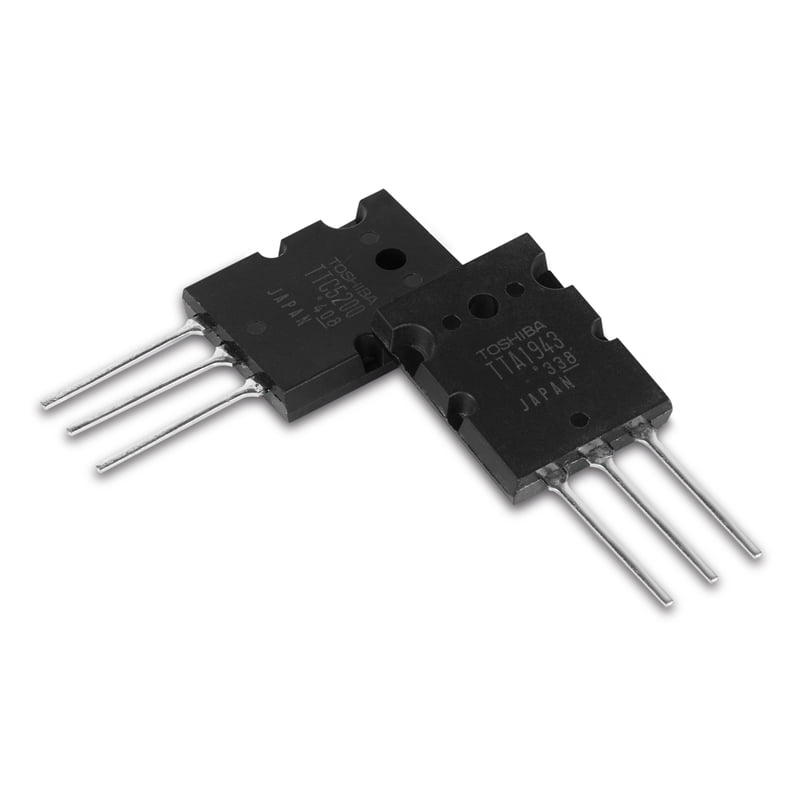 TOSHIBA 1943 & 5200 MOSFET / TRANSISTOR 1 PAIR (100% ORIGINAL ASSEMBLED & DEFUSED IN JAPAN)