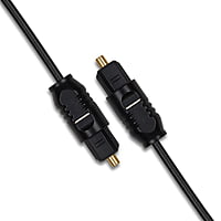 Doogesound Digital Fiber Optical Audio Dolby Cable with 8 Channel (7.1) Audio Support, Gold Plated Connectors for Xbox, PS5, soundbars, Transmission, Smart TV, AV Receivers 1.5M (5 Feet) - Black