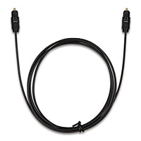 Doogesound Digital Fiber Optical Audio Dolby Cable with 8 Channel (7.1) Audio Support, Gold Plated Connectors for Xbox, PS5, soundbars, Transmission, Smart TV, AV Receivers 1.5M (5 Feet) - Black