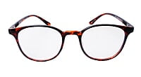 Soigné Unisex Round Medium Spectacle Frames.Leopard Print