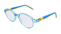 Soigné Kids Small Round Spectacle Frame.Blue&Yellow.(4-11)Yr-Unisex Soigné Kids Small Round Spectacle Frame.Blue&Yellow.(4-11)Yr-Unisex