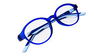 Soigné Kids Small Round Spectacle Frame.Dark Blue.(4-11)Yr-Unisex