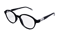 Soigné Kids Small Round Spectacle Frame.Black&Gray.(4-11)Yr-Unisex