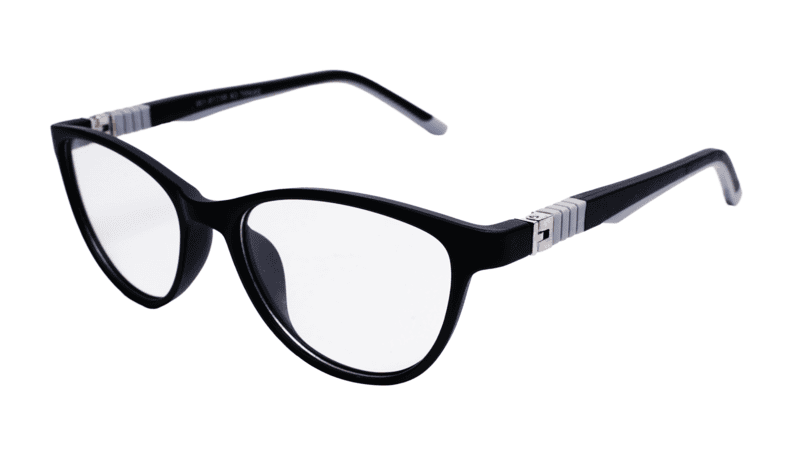 Soigné Kids Small Cateye Spectacle Frame.Black&Gray(7-13)Y-Girl