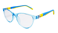 Soigné Kids Small Cateye Spectacle Frame.Blue&Yellow(7-13)Y-Girl