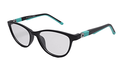 Soigné Kids Small Cateye Spectacle Frame.Black&Green(7-13)Y-Girl