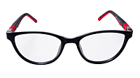 Soigné Kids Small Cateye Spectacle Frame.Black&Red(7-13)Y-Girl