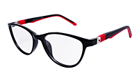 Soigné Kids Small Cateye Spectacle Frame.Black&Red(7-13)Y-Girl