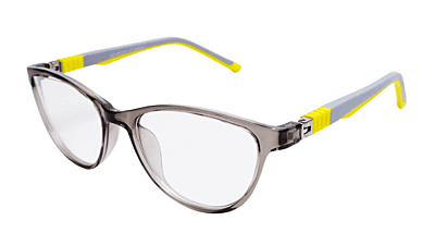 Soigné Kids Small Cateye Spectacle Frame.Gray&Yellow(7-13)Y-Girl