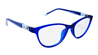 Soigné Kids Small Cateye Spectacle Frame.Blue(7-13)Y-Girl