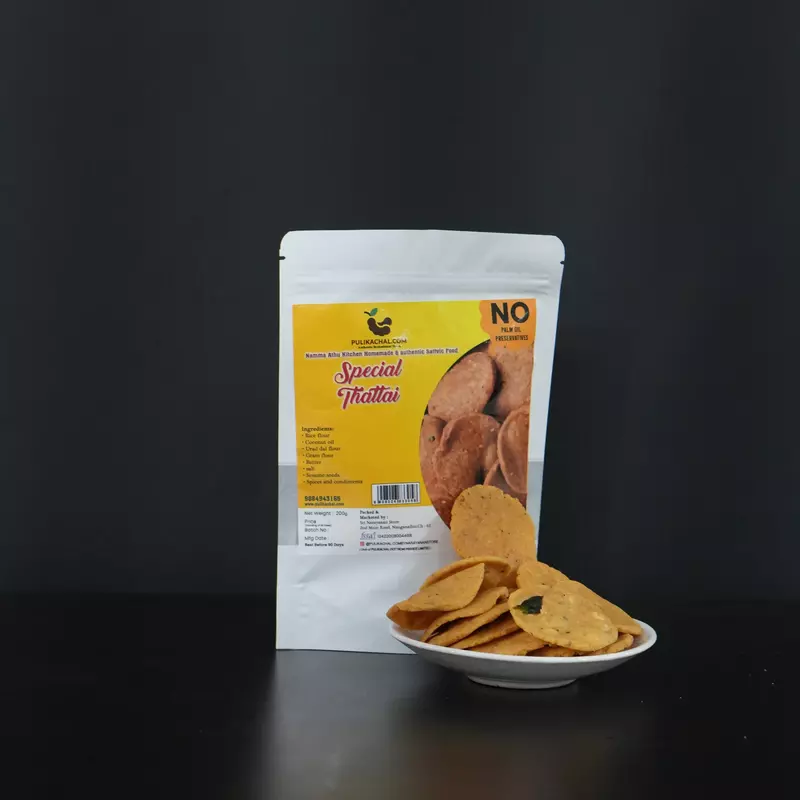  Thattai (Pure Coconut Oil)