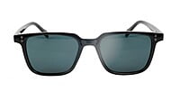 Unisex Medium Square Sunglasses. Black Frame.